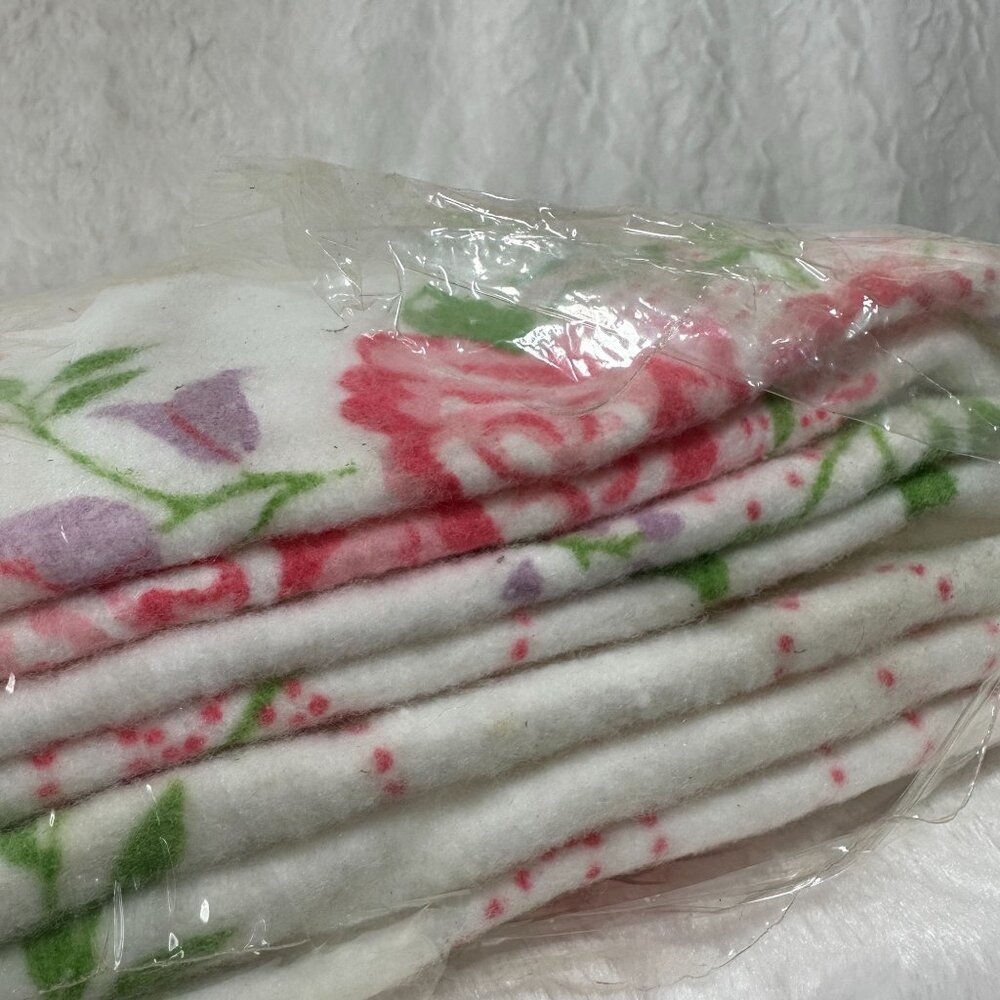 Beacon Butterfly Rose Blanket Twin/Full Made In USA Acrylic Blanket Satin Trim - Picture 4 of 5